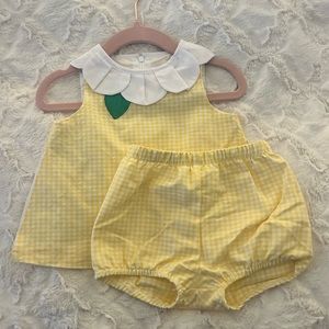 Florence Eiseman Yellow Romper - 9 months